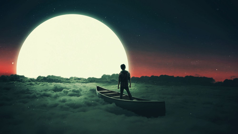 Navegando hacia la luna