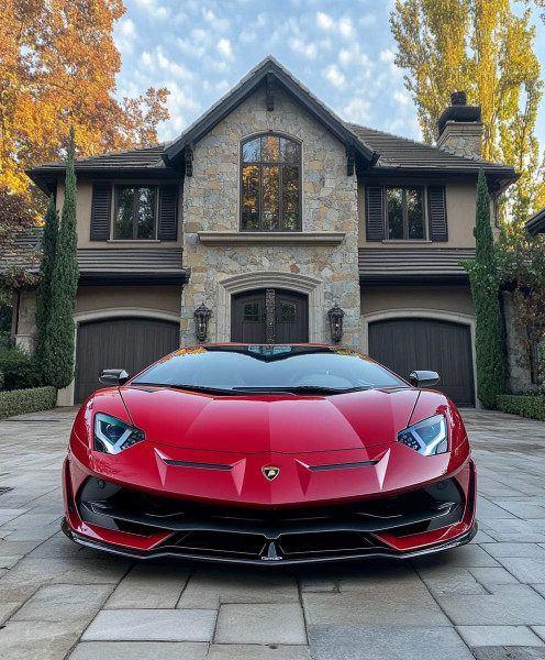 Lamborghini rojo