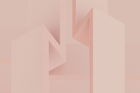 A pink abstract background with geometric shapes