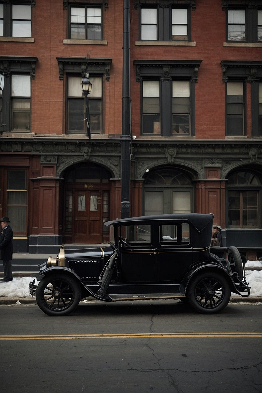 Auto clásico en new york