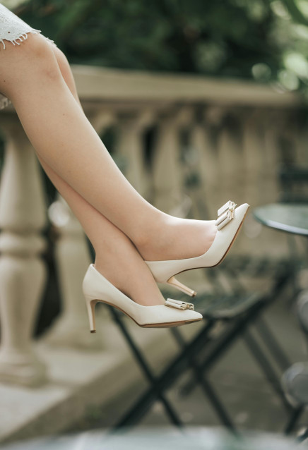 Zapatos de boda blancos