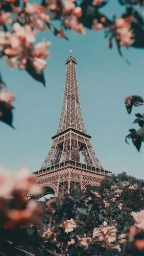 Fondo de pantalla de la torre eiffel