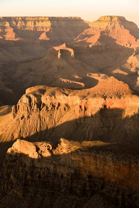 A view of the grand canyons of the grand canyon