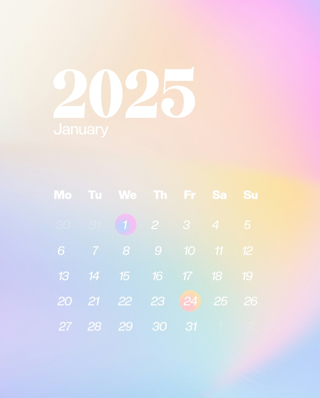 A desktop calendar with a blurry background